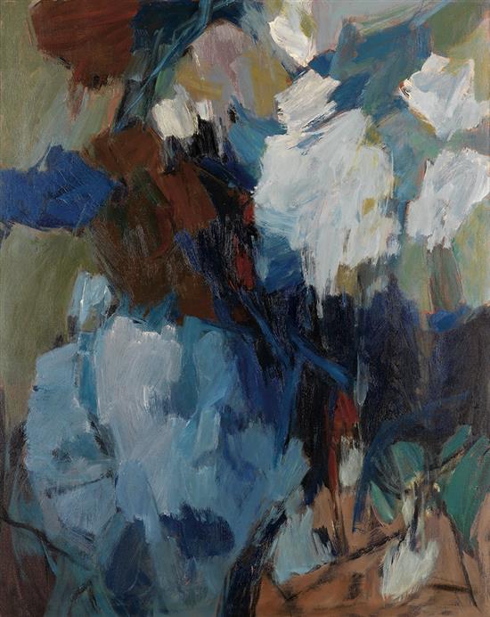 HALE WOODRUFF (1900 - 1980) Gathering Storm (Blue Landscape).